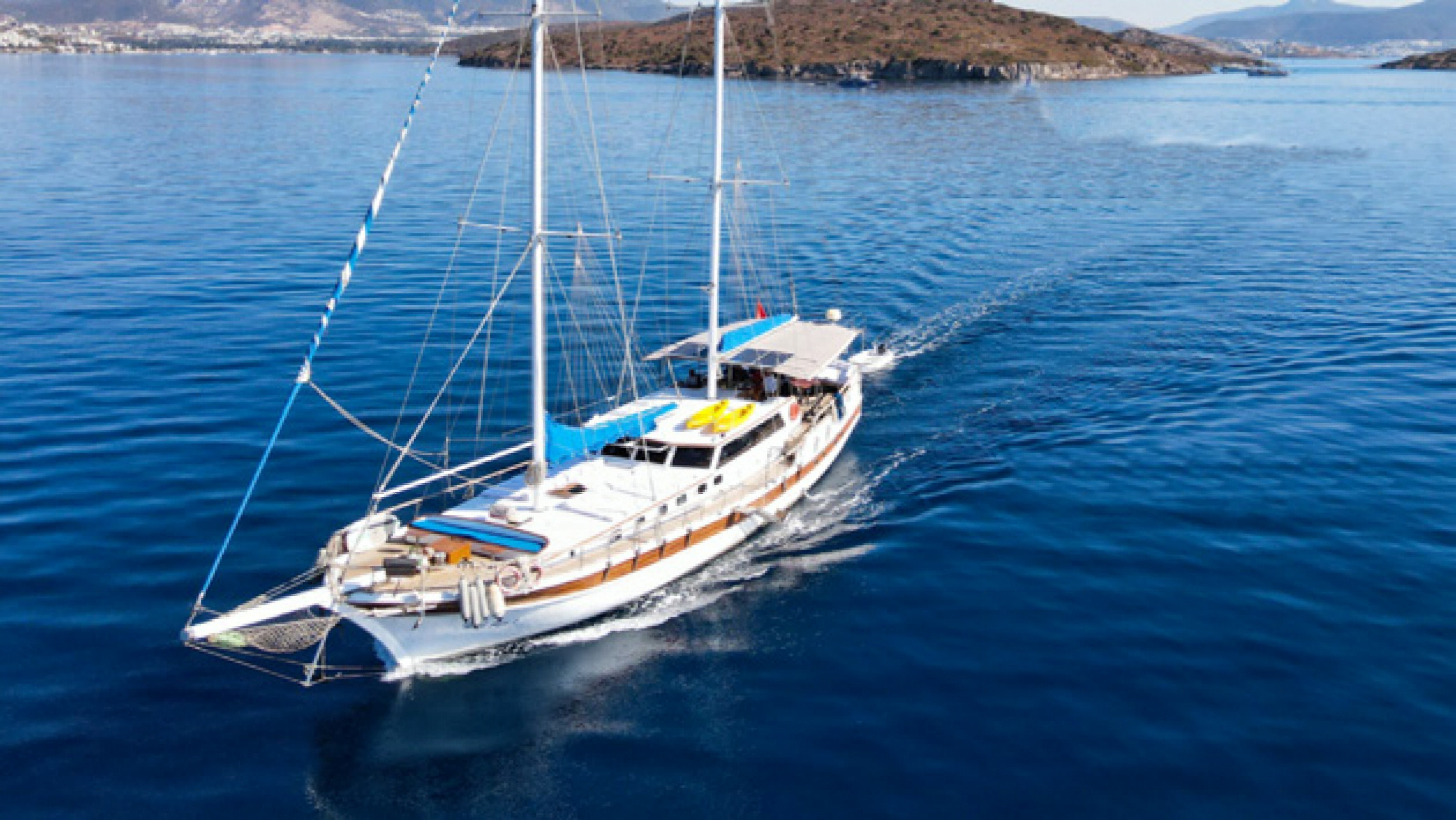 Bodrum to Gökova Gulf Boat Tour Route